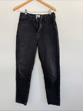Frame Black High-Rise Jeans